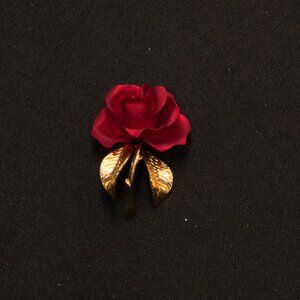 New Without Tags Cerritos "Red Rose" Brooch Pin